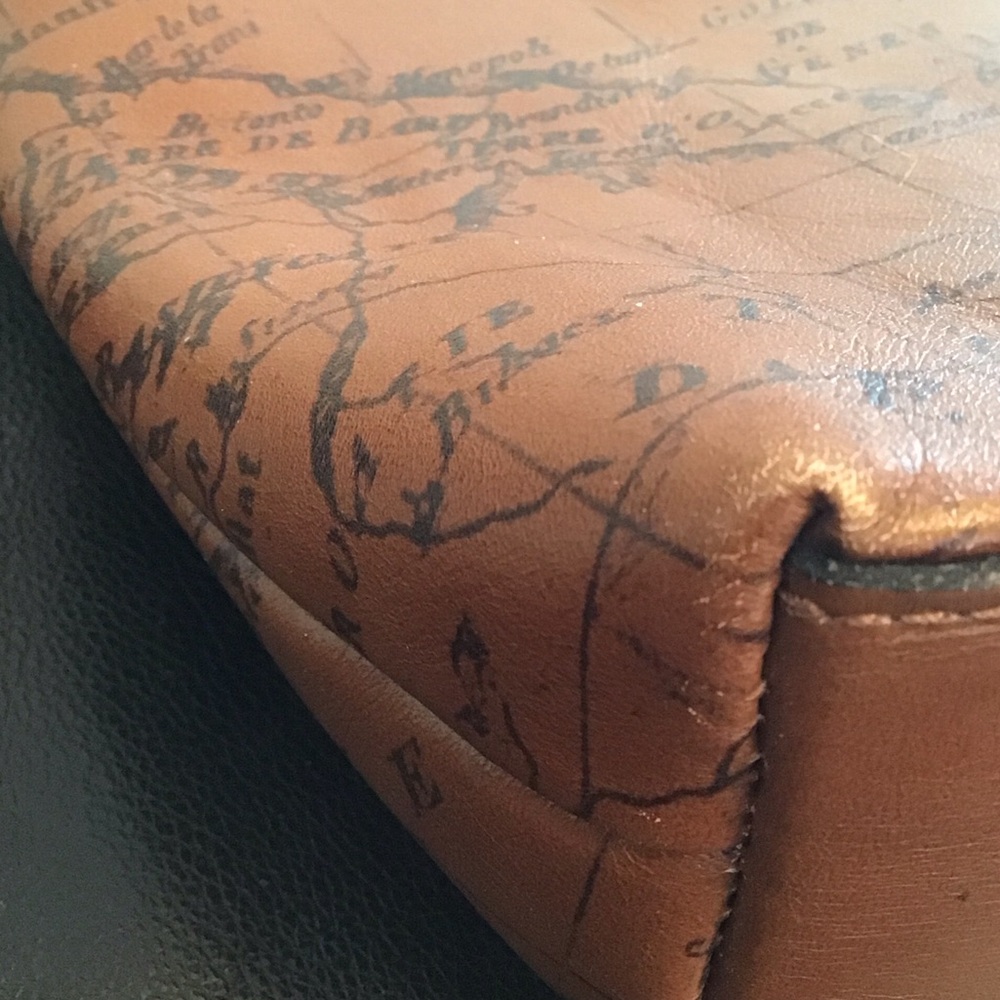 ✔️Patricia Nash Map Brown Crossbody Bag - Picture 9 of 10